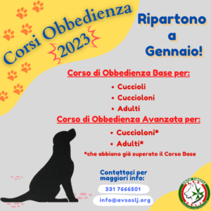 PARTONO I NUOVI CORSI 2023