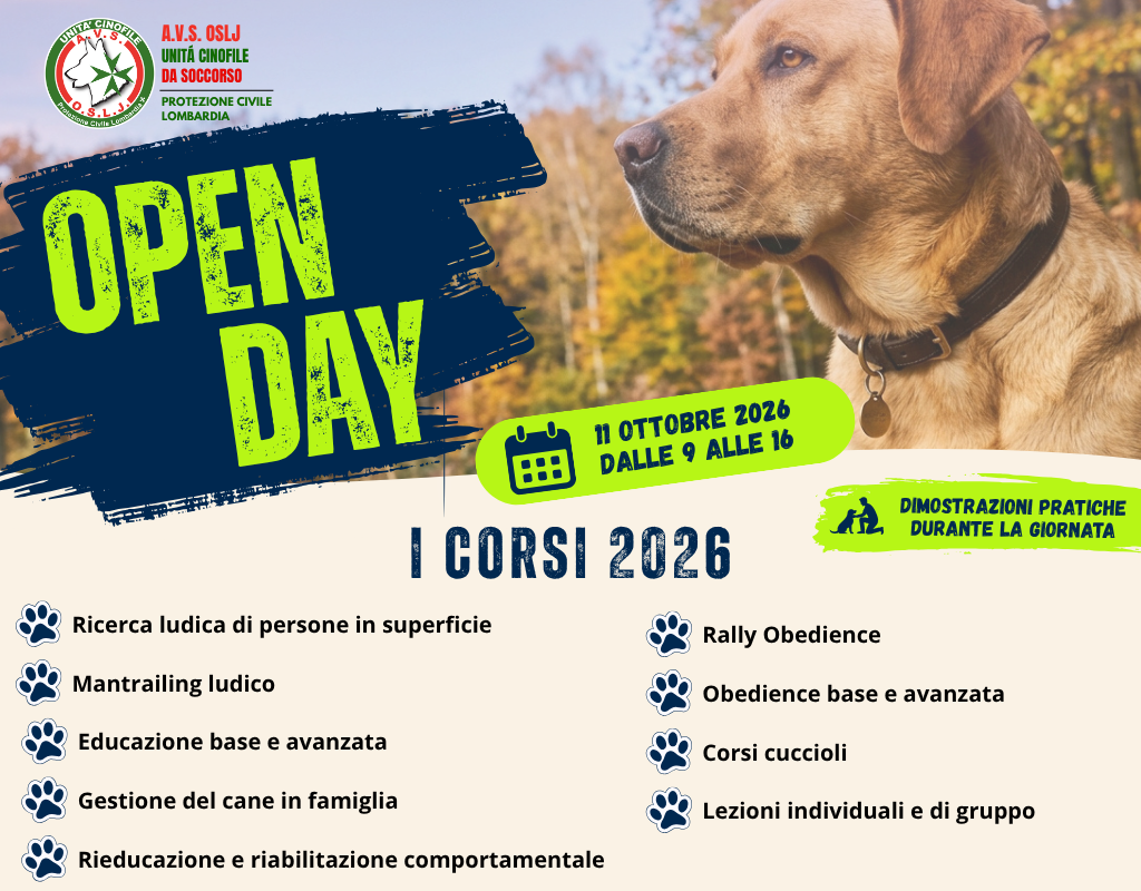 Open day 2026 - 11 ottobre